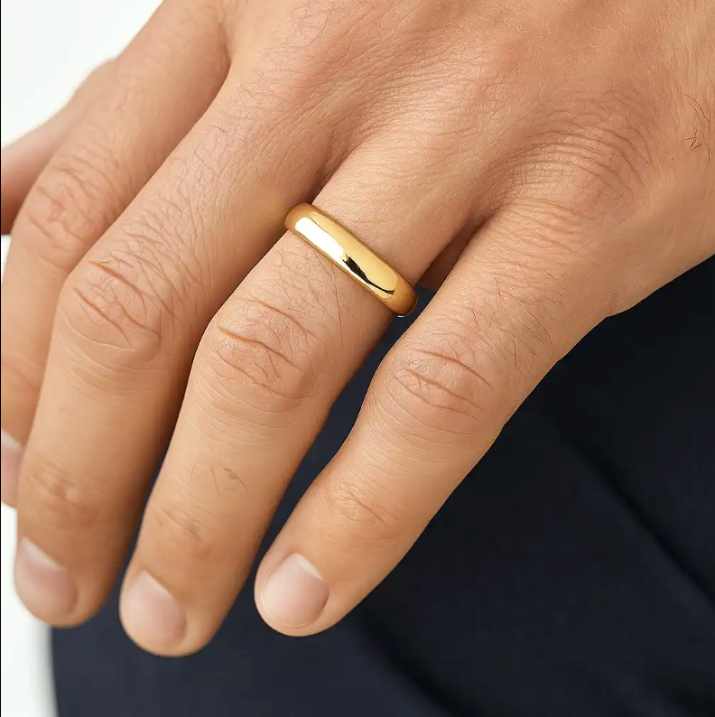 10k Yellow Gold Band